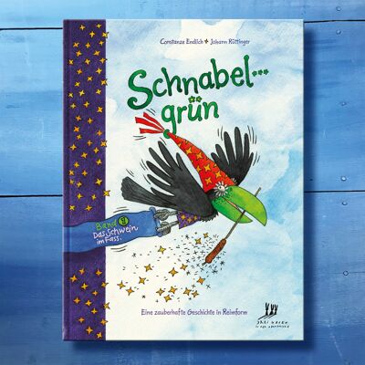Schnabelgrün - El cerdo en el barril, libro infantil bellamente ilustrado en forma de rima para niños a partir de 3 años