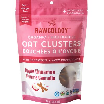 Bouchées à l'avoine pomme cannelle - probiotique - 90g