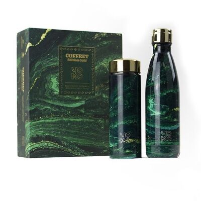 Coffret "Jupiter" 1 bouteille isotherme 500ml & 1 théière 350ml