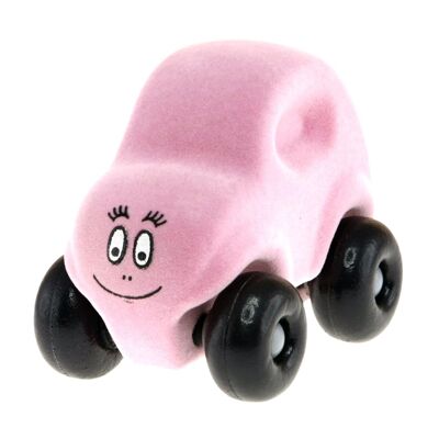 Barbapapa Rubber Car, Pink BIG