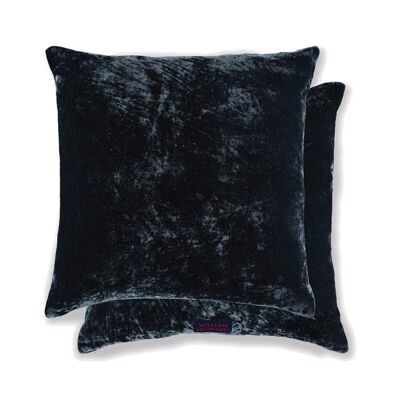 Velvet cushion Denim