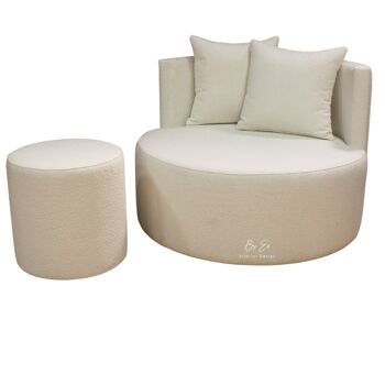 Nounours Love Seat crème - 100cm 4