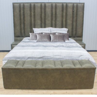 Army green bed - 1.40cm