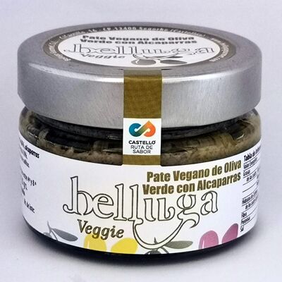 Pate vegano de aceitunas verdes con alcaparras