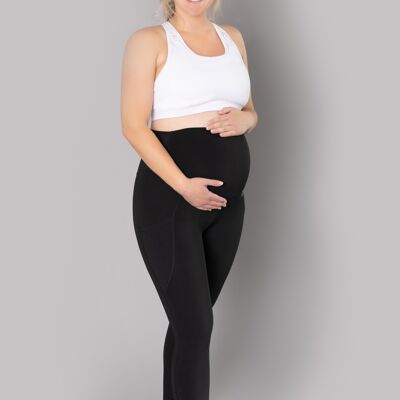 Swift Maternity & Postnatal Leggings - Jet Black