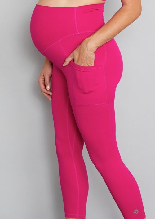 Luxe Maternity & Postnatal Leggings - Very Berry