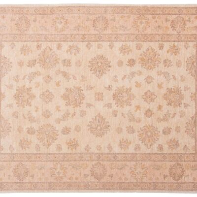 Afghan Chobi Ziegler 176x121 hand-knotted carpet 120x180 beige, oriental, short pile