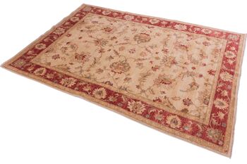 Tapis Afghan Chobi Ziegler 216x152 noué main 150x220 beige, oriental, poils courts 3