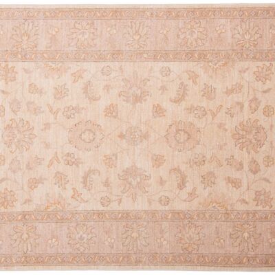 Afghan Chobi Ziegler 178x120 hand-knotted carpet 120x180 beige, oriental, short pile