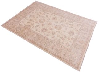 Tapis Afghan Chobi Ziegler 175x120 noué main 120x180 beige, oriental, poils courts 3