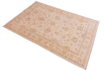 Tapis Afghan Chobi Ziegler 183x120 noué main 120x180 beige, oriental, poils courts 3