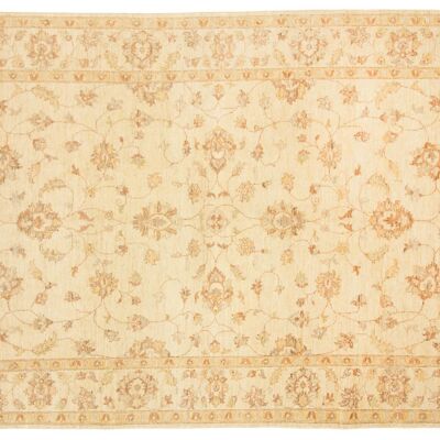 Afghan Chobi Ziegler 294x195 hand-knotted carpet 200x290 beige, oriental, short pile