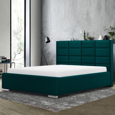 Tuanso Bed Small Double Plush Velvet Green