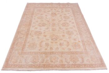 Tapis Afghan Chobi Ziegler 194x158 noué main 160x190 beige, oriental, poils courts 2