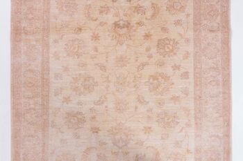 Tapis Afghan Chobi Ziegler 194x158 noué main 160x190 beige, oriental, poils courts 5