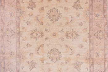 Tapis Afghan Chobi Ziegler 198x153 noué main 150x200 beige, oriental, poils courts 5