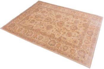 Tapis Afghan Chobi Ziegler 194x145 noué main 150x190 beige, oriental, poils courts 3