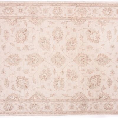 Afghan Chobi Ziegler 298x202 hand-knotted carpet 200x300 beige, oriental, short pile