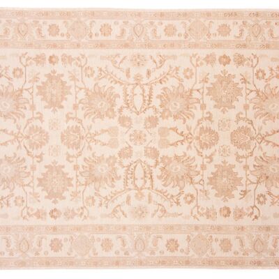 Afghan Chobi Ziegler 294x197 hand-knotted carpet 200x290 beige, oriental, short pile
