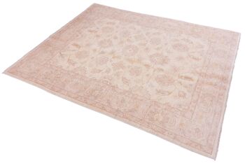 Tapis Afghan Chobi Ziegler 193x151 noué main 150x190 beige, oriental, poils courts 3