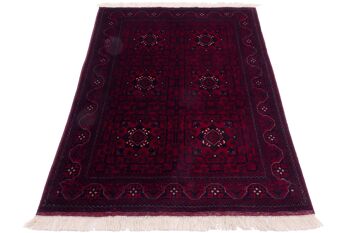 Tapis Afghan Belgique Khal Mohammadi 148x97 noué main 100x150 Marron Géométrique 2