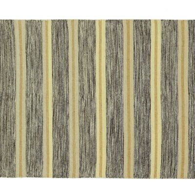 Kilim 180x120 hand-woven carpet 120x180 brown striped handwork Orient room
