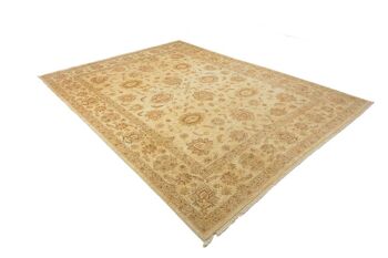 Tapis Afghan Chobi Ziegler 308x237 noué main 240x310 beige, oriental, poils courts 3