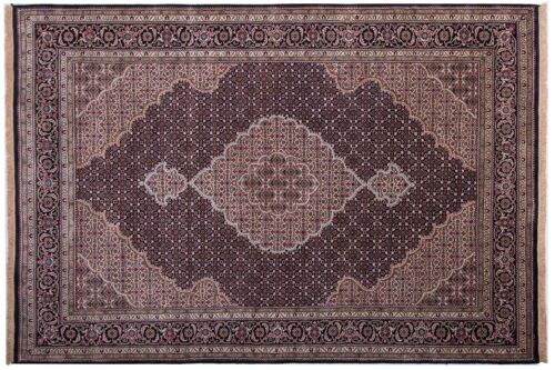 Tabriz 271x187 Handgeknüpft Teppich 190x270 Mehrfarbig Orientalisch Kurzflor Orient Rug