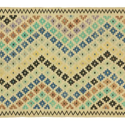 Afghan Maimana Kelim Bunt 244x167 Handgewebt Teppich 170x240 Handarbeit Orient Zimmer