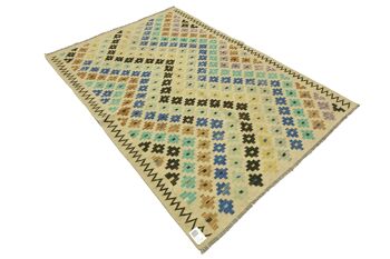Afghan Maimana Kilim coloré 244x167 tapis tissé à la main 170x240 travail manuel salle d'Orient 3