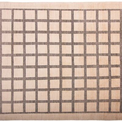 Afghan Modern Chobi Ziegler 300x198 Handgeknüpft Teppich 200x300 Beige Geometrisch