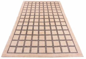 Tapis Afghan Modern Chobi Ziegler 300x198 noué main 200x300 beige géométrique 2