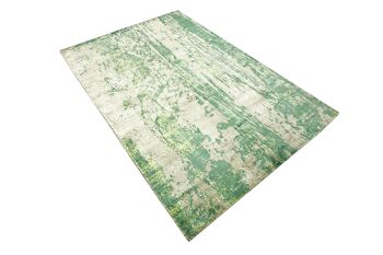 Handloom Vintage 230x160 tapis tissé à la main 160x230 vert abstrait travail manuel Orient 3