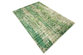 Handloom Vintage 230x160 tapis tissé à la main 160x230 vert abstrait travail manuel Orient 4