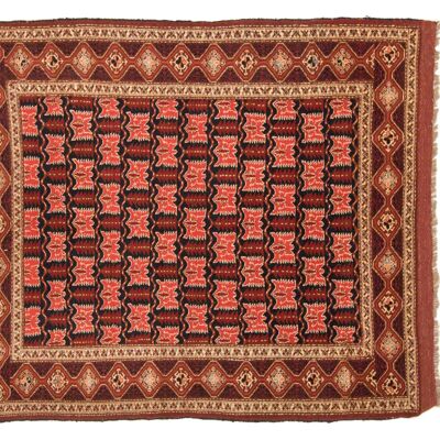 Afghan Chapabaft 163x145 Handgeknüpft Teppich 150x160 Quadratisch Mehrfarbig