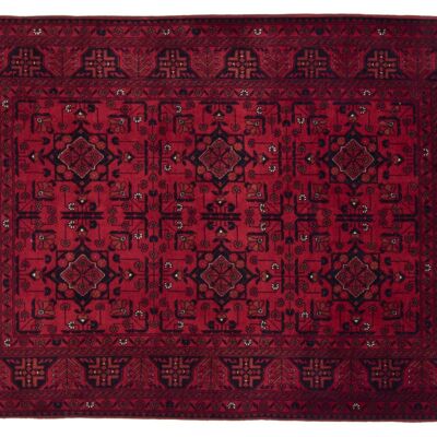 Afghan Belgique Khal Mohammadi 149x104 Handgeknüpft Teppich 100x150 Braun Geometrisch