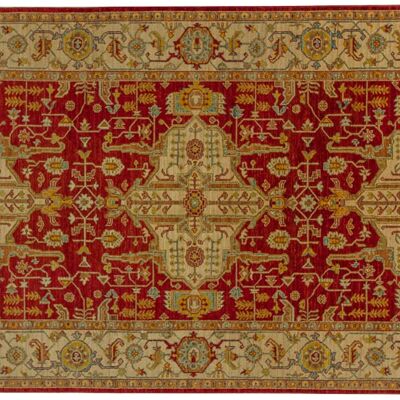 Afghan Chobi Ziegler 284x190 alfombra anudada a mano 190x280 rojo oriental, pelo corto