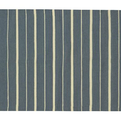 Kilim 180x120 hand-woven carpet 120x180 blue striped handwork Orient room