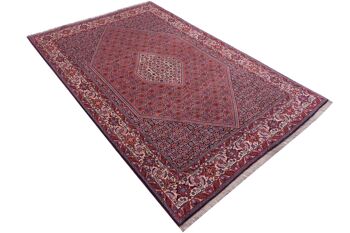 Tapis persan Bidjar Zandjan 315x210 noué main 210x320 rouge oriental, poils courts 3