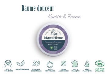 Seau Baume Douceur: chantilly Karité grand cru & Prune française - Sans HE- Bio 2