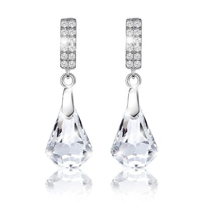 Boucles d'oreilles Diamant Blanc