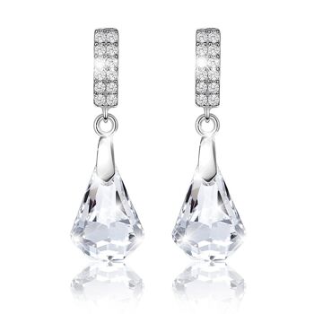 Boucles d'oreilles Diamant Blanc 1