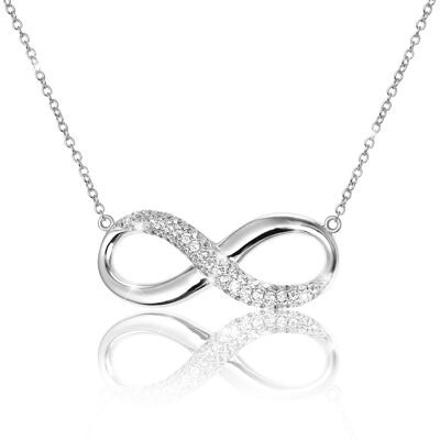 Necklace infinite silver