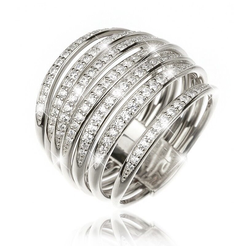 Bague argent I.