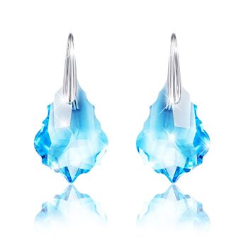 Boucles d'oreilles cristal de glace 1