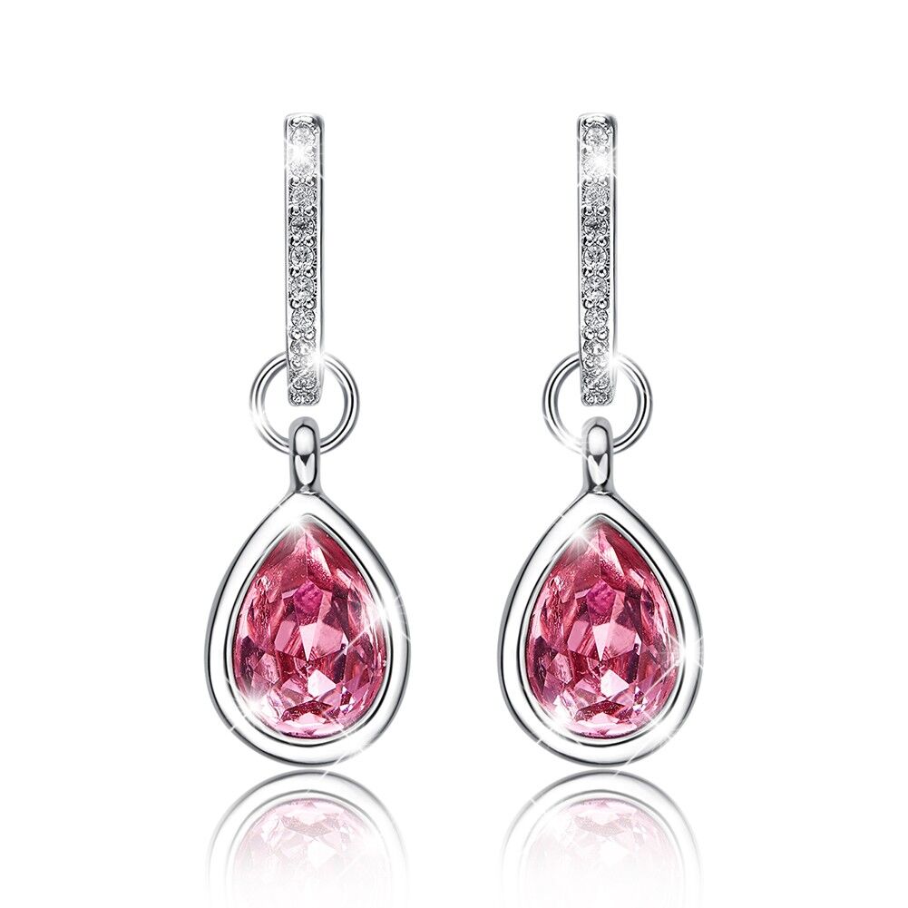 Boucles d'oreilles Pierre Rose