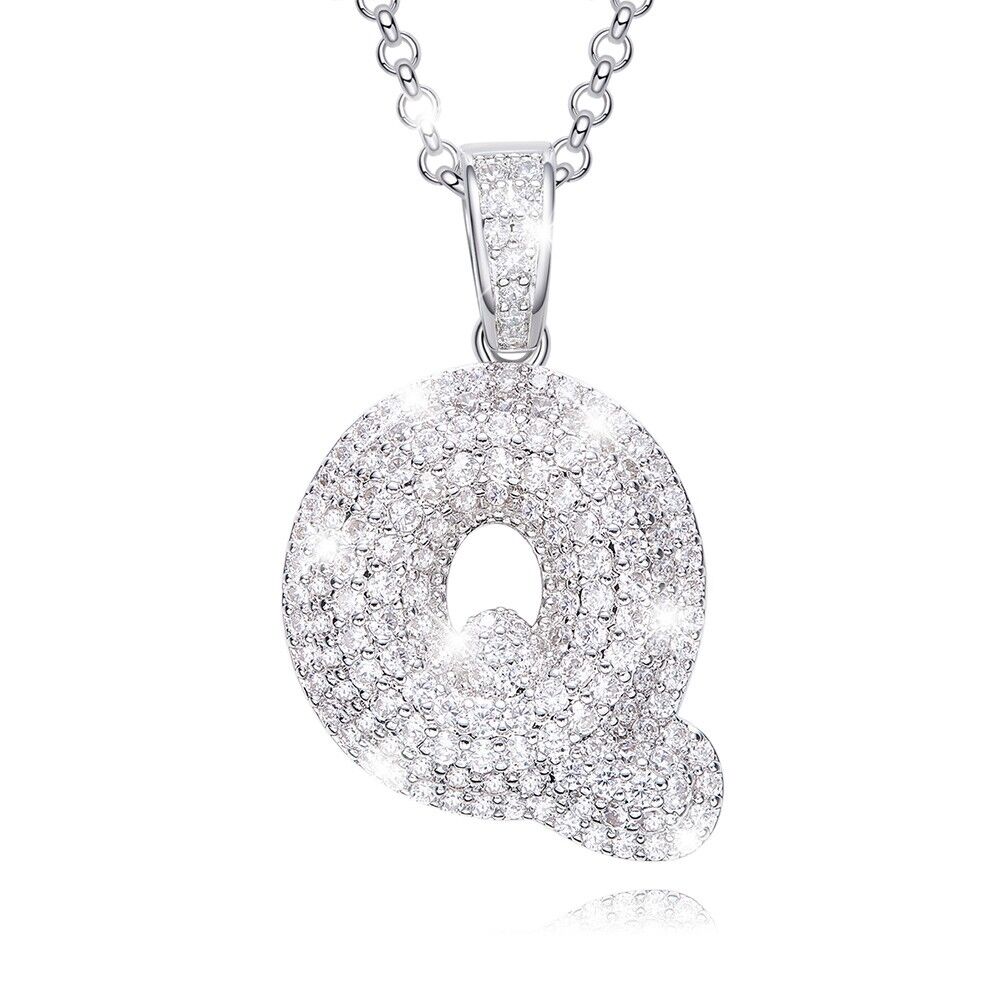 Collar circonitas letra Q