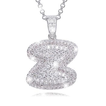 Collier zircone lettre Z