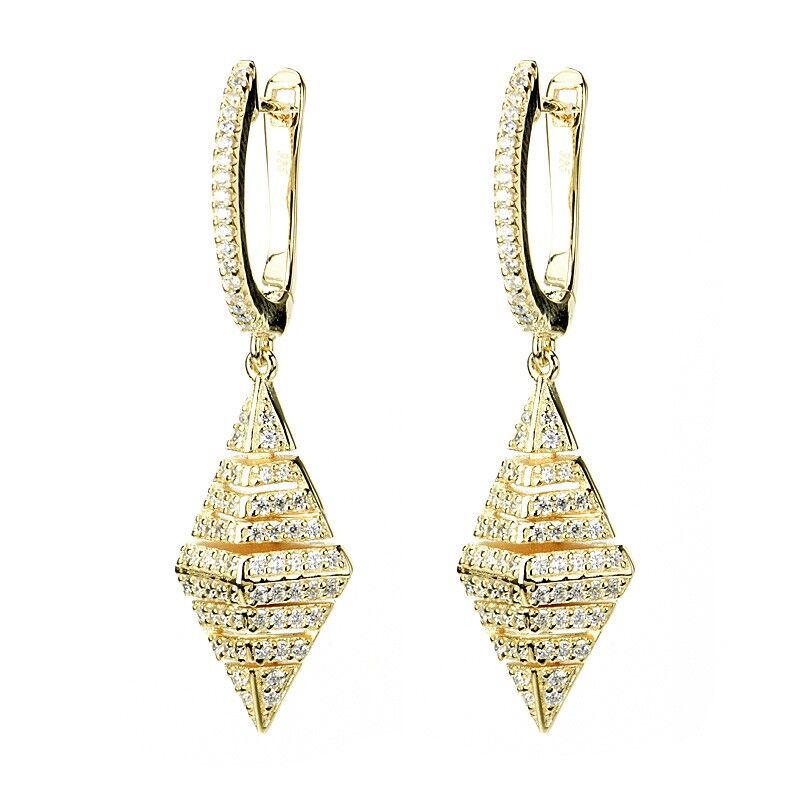 Boucles d'oreilles pyramide