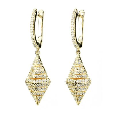 Pyramid earrings